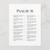 Psalm 91 briefkaart (Voorkant)