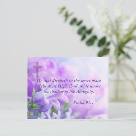 psalm 91 briefkaart (Staand voorkant)