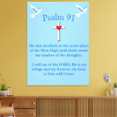 psalm 91 canvas afdruk (Insitu (Woonkamer))