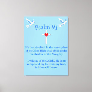 psalm 91 canvas afdruk
