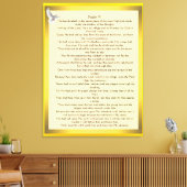 psalm 91 canvas afdruk (Insitu (Woonkamer))