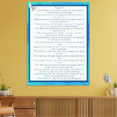 psalm 91 canvas afdruk (Insitu (Woonkamer))