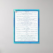 psalm 91 canvas afdruk (Voorkant)