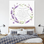 Psalm 91 canvasprint canvas afdruk (Insitu (Slaapkamer))