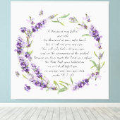 Psalm 91 canvasprint canvas afdruk (Insitu (Houten vloer))