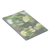 Psalm 91 Christelijk Art  Floral Journal Notitieboek (Rechterzijde)