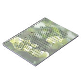 Psalm 91 Christelijk Art  Floral Journal Notitieboek (Linkerzijde)