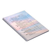 Psalm 91 Christelijk Journal Beach Ocean Waves Notitieboek (Rechterzijde)