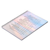 Psalm 91 Christelijk Journal Beach Ocean Waves Notitieboek (Linkerzijde)