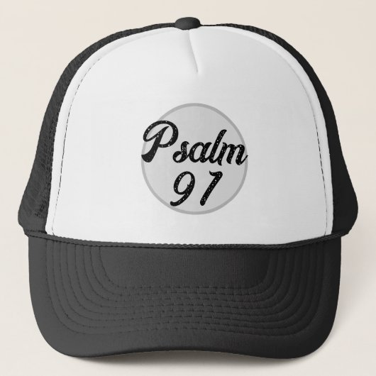 Psalm 91 Christelijke Trucker Hat Trucker Pet (Voorkant)