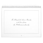 Psalm 91 Christelijke zwarte en witte scripts Kalender (Hoes)
