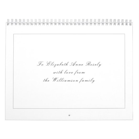 Psalm 91 Christelijke zwarte en witte scripts Kalender (Hoes)