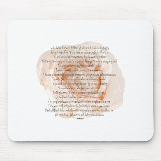 Psalm 91 De Heer is mijn toevlucht Muismat (Voorkant)