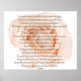 Psalm 91 De Heer is mijn toevlucht Poster