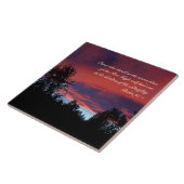 psalm 91 Diegenen die in de geheime plaats wonen, Tegeltje (Zijkant)