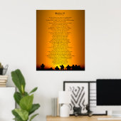 Psalm 91 - Een gebedje van de soldaat Poster (Thuiskantoor)