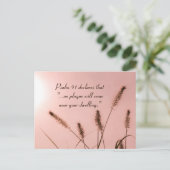 Psalm 91 Er komt geen pest bij uw woning Briefkaart (Staand voorkant)