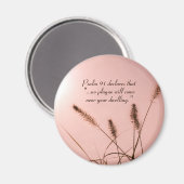 Psalm 91 Er komt geen pest bij uw woning Magneet (Voorkant / Achterkant)