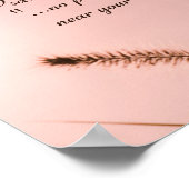 Psalm 91 Er komt geen pest bij uw woning Poster (Hoek)