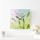 Psalm 91 Er komt geen pest bij uw woning Vierkante Klok (Huis)