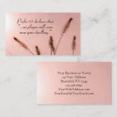 Psalm 91 Er komt geen pest bij uw woning Visitekaartje (Voorkant / Achterkant)