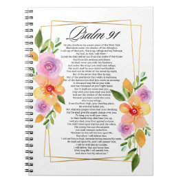 Psalm 91 Floral Geometrisch Lijst Notitieboek