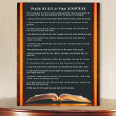 Psalm 91 gifts or Your Favorite Scripture Plaque, Fotoplaat