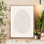 Psalm 91 Gods Vingerafdrukken Modern Christelijk B Poster