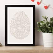 Psalm 91 Gods Vingerafdrukken Modern Christelijk B Poster