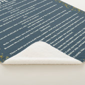 Psalm 91, Groen, Koning James Versie, Bijbelvers Sherpa Deken (3/4)