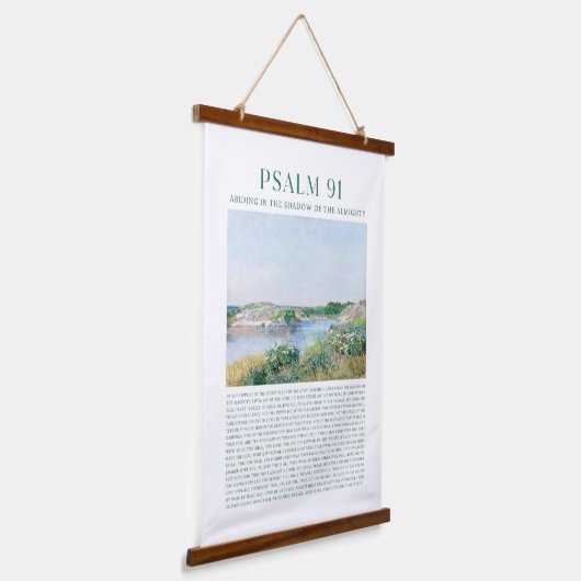 Psalm 91  hangend wandkleed (Gebogen)