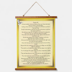 psalm 91 hangend wandkleed