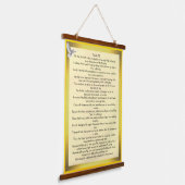 psalm 91 hangend wandkleed (Gebogen)