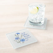 Psalm 91  He Shall Give His Angels Inspirational Glazen Onderzetter (Schuin)