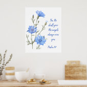 Psalm 91 He Shall Give His Angels Inspirational  Poster (Keuken)