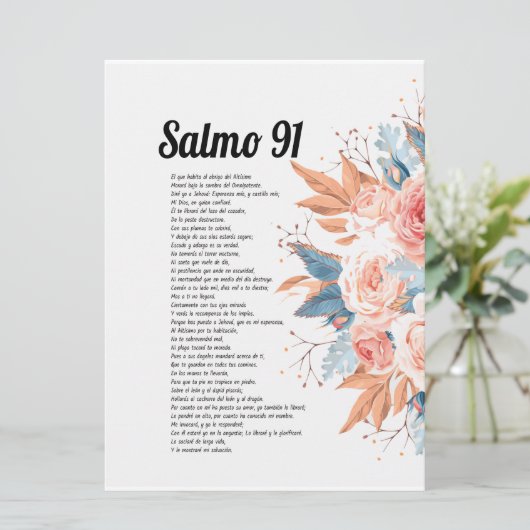 psalm 91 kaart (Staand voorkant)