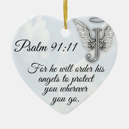 psalm 91 keramisch ornament (Voorkant)