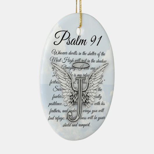 psalm 91 keramisch ornament (Rechts)