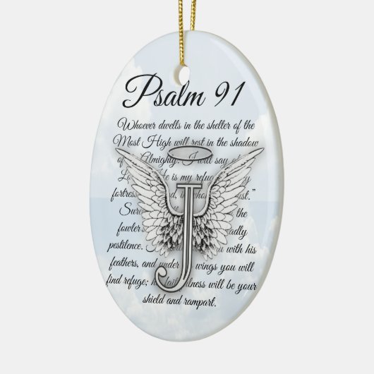 psalm 91 keramisch ornament (Links)