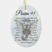 psalm 91 keramisch ornament (Achterkant)
