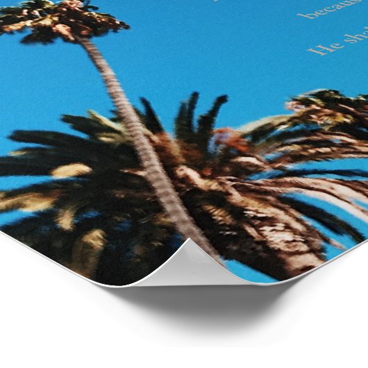 Psalm 91 King James Christelijk Poster (Hoek)