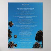 Psalm 91 King James Christelijk Poster (Voorkant)