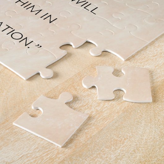 Psalm 91 Kruisschildering Legpuzzel (Zijkant)