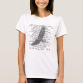 Psalm 91 Kunst van de Schrift met het shirt van Ea (Voorkant)