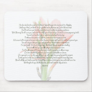Psalm 91 Lily Bloem Mijn God is wie ik vertrouw Muismat