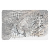Psalm 91 Lion Head Bijbel Verse Magneet (Horizontaal)