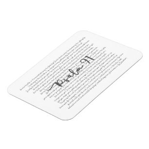 Psalm 91 Magnet van de Kunst van de Schrift voor H Magneet