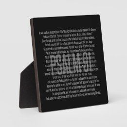 Psalm 91 Modern Zwart Wit Bijbel Schriftuur Fotoplaat