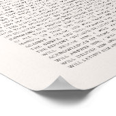 Psalm 91 NKJV Bijbelvers Poster (Hoek)