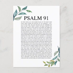 Psalm 91 NKJV Briefkaart